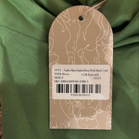 Green Meshki Maxi Dress Size Small - Picture 7 of 7